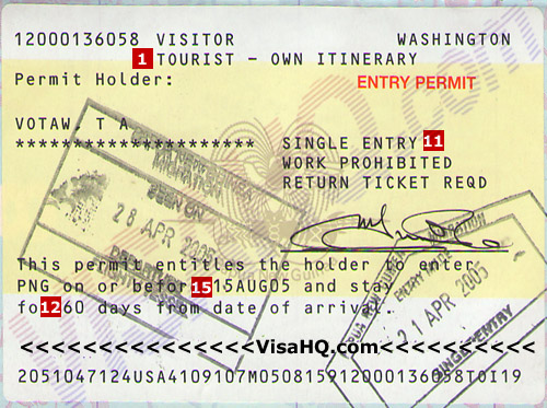 Papua New Guinea Visa Papua New Guinea Visa
