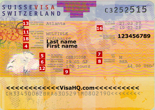 Switzerland Visa Switzerland Visa
