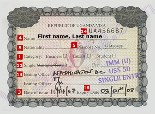 Uganda Visa Uganda Visa